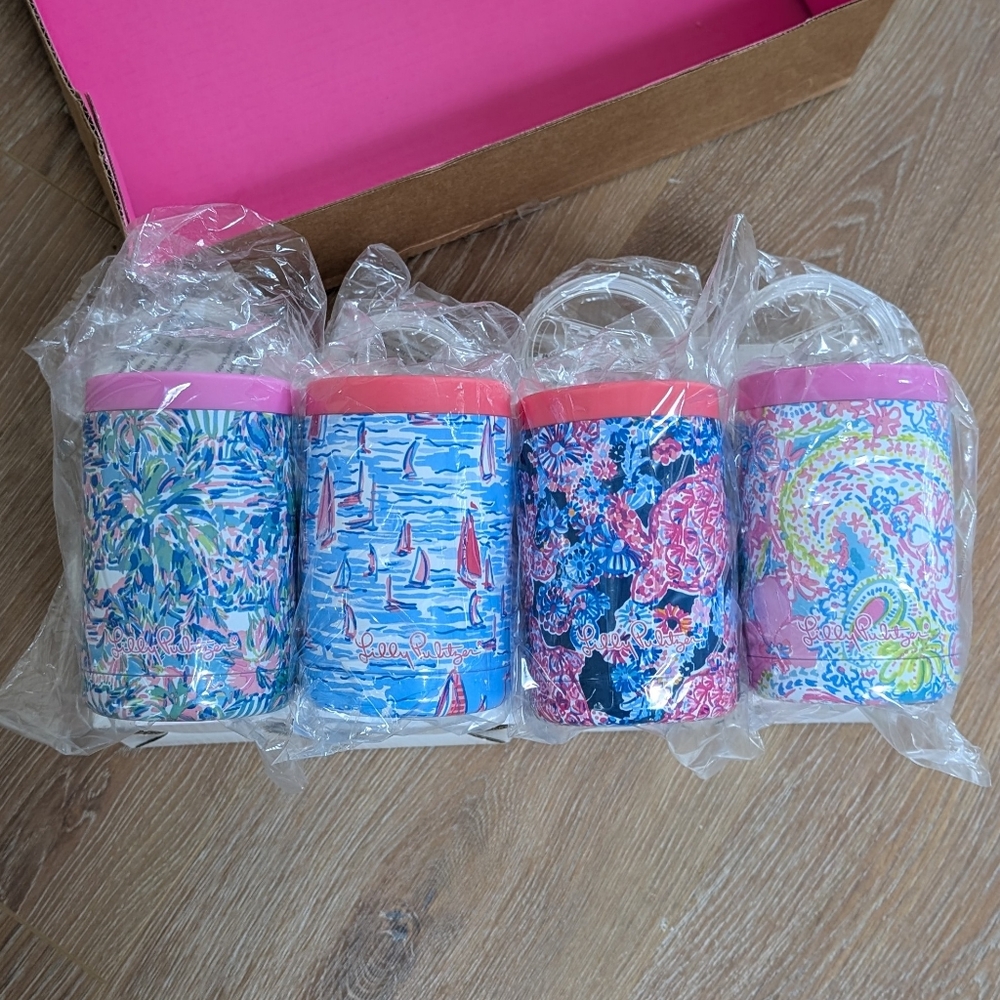 Lilly Pulitzer Tumblers - Set of 4
